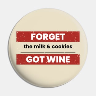 Christmas Wine Pin