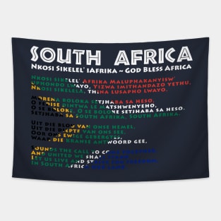 South Africa Flag & Anthem Tapestry