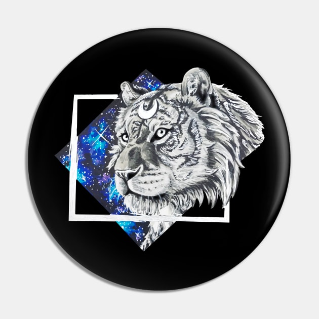 Lunar Tiger Pin by Lady Lilac