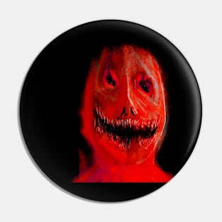 Red face Pin