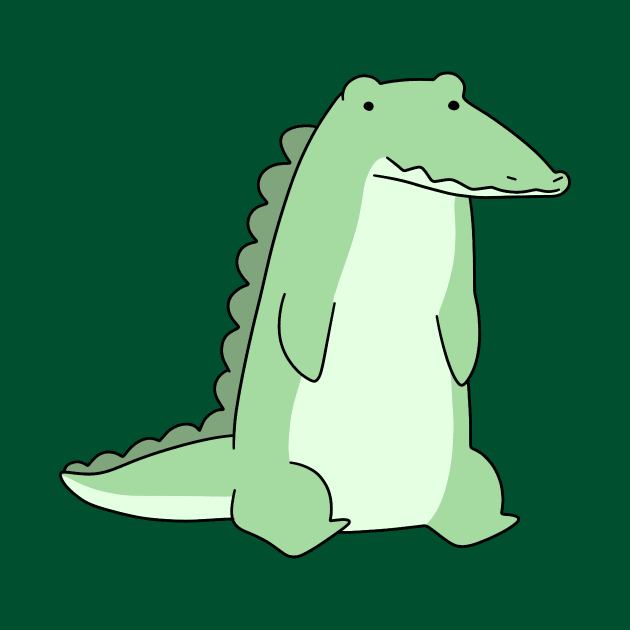 Sitting Alligator by saradaboru