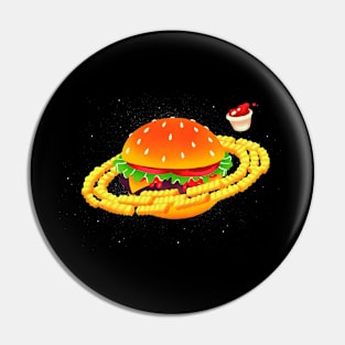 Galactic Cheeseburger & Fries Pin