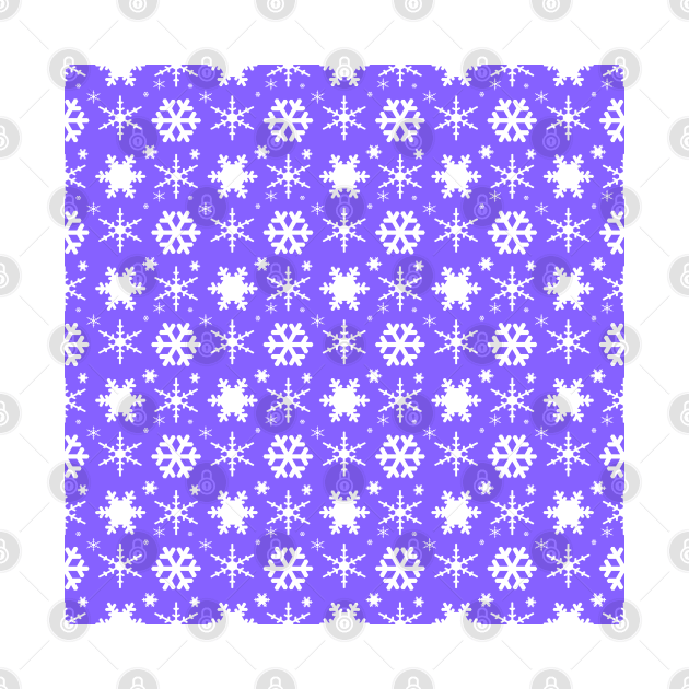 Snowflakes Lavender by BlakCircleGirl