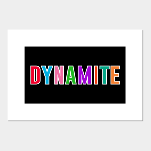 Bts Dynamite Posters And Art Prints Teepublic