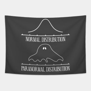 Normal and Paranormal Distribution - Math Graph Ghost Tapestry