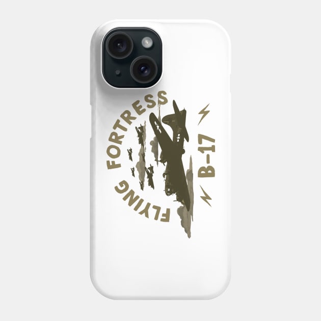 B17 Flying Fortress Phone Case by J31Designs