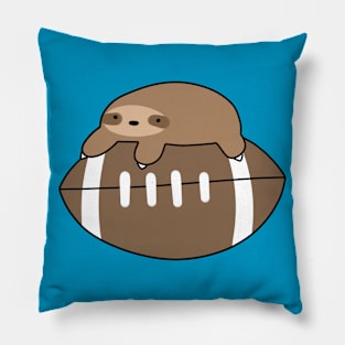 Little Sloth and Football Pillow