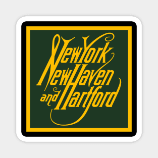 New York New Haven And Hartford Railroad Magnet