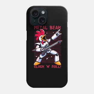 Metal Beak Cluck 'n' Roll! Phone Case