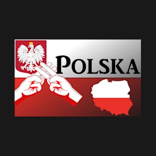 # Hashtag Polska iLove my Country T-Shirt