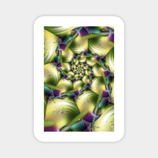 Golden green vortex fractal Magnet