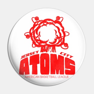 Defunct Jersey City Atoms Basketball Team Pin