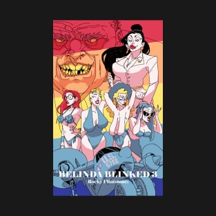 Rocky Flintstone's Belinda Blinked 3 Book Cover; T-Shirt