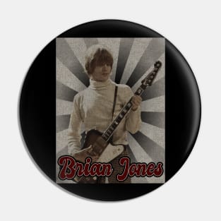 Vintage Classic Brian Jones Pin