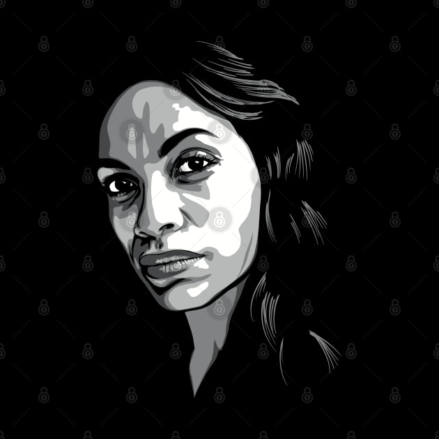 Rosario Dawson by @johnnehill