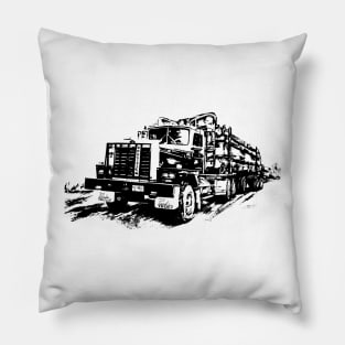 Logging Truck Pillow