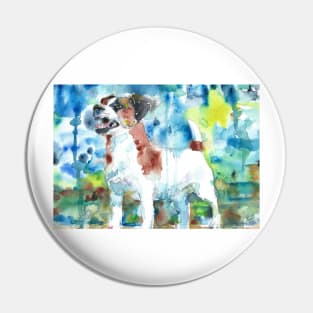 JACK RUSSELL TERRIER - watercolor portrait .2 Pin