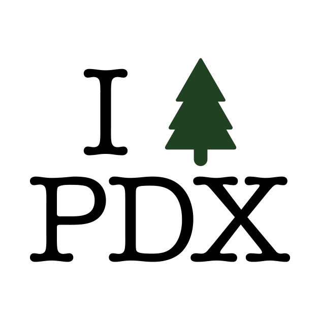 I Love PDX T-Shirt by HolidayShirts