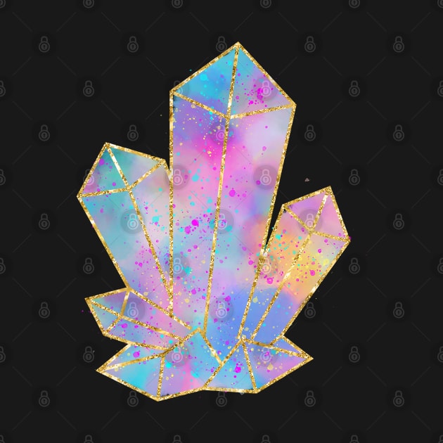 Bright Colourful Crystal Shard by Erinnn48