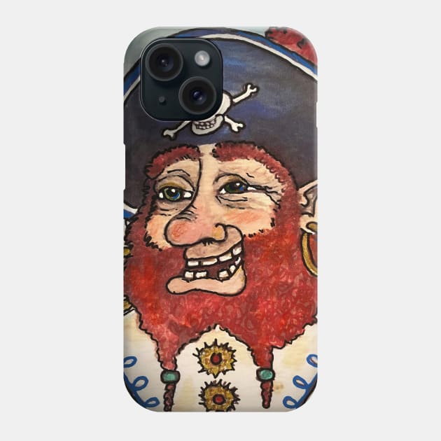 Jiggs The Happy Pirate Phone Case by ArtisticEnvironments