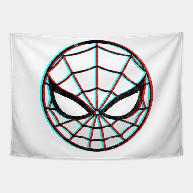 Supaidaman Kanji 3D (Front & Back Print) Tapestry by gabradoodle