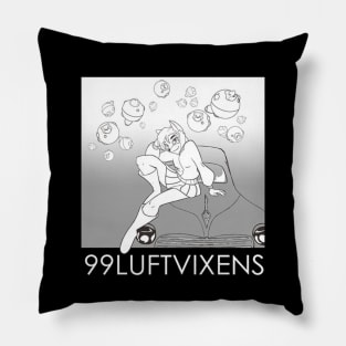 99 Luft Vixens (Art by GreyofPTA) Pillow