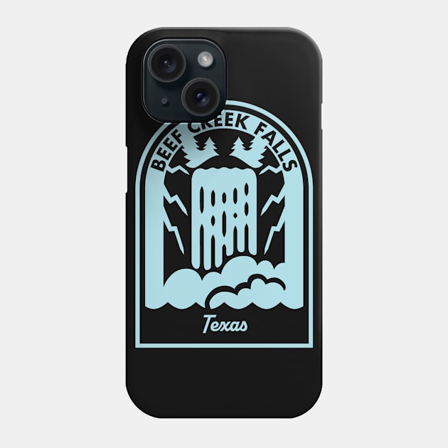 Beef Creek Falls Texas Phone Case by HalpinDesign