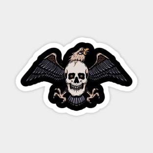 Eagle and skull Magnet