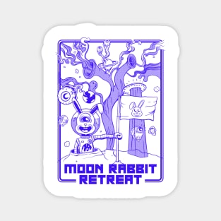 Moon Rabbit Retreat Magnet