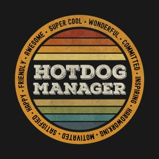 Vintage Hotdog Manager T-Shirt