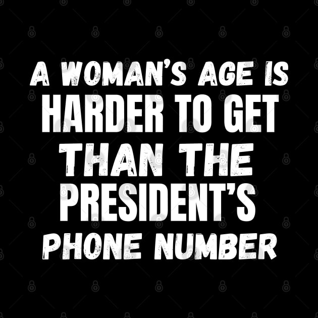 A Woman’s Age Is Harder To Get Than The President’s Phone Number by Mojakolane