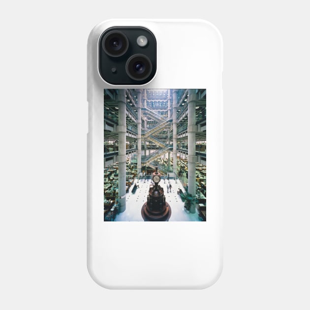 Lloyd's building, London, UK (C033/8129) Phone Case by SciencePhoto