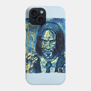 John Wick Van Gogh Style Phone Case