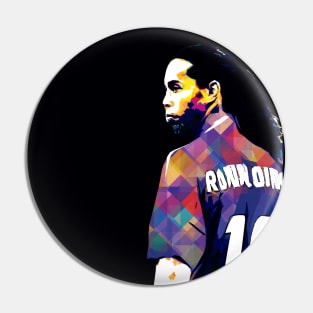 Ronaldinho Pop Art Pin