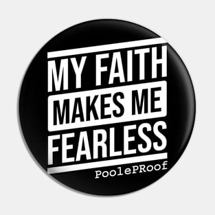 Fearless Faith Pin