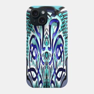 Fountain in Turquoise n Blue Phone Case