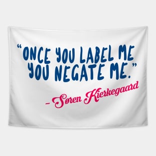 Søren Kierkegaard - Typographic Quotation Tapestry