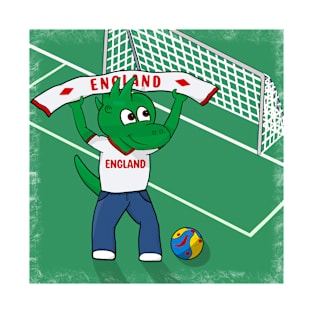 Dino England Football Fan T-Shirt