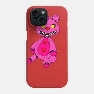 Girl zombie bear Phone Case