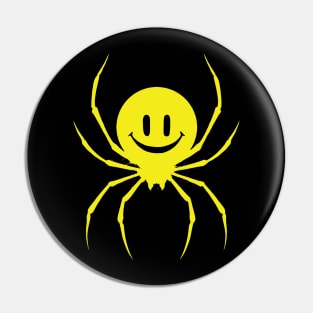 Smiley Spider Pin