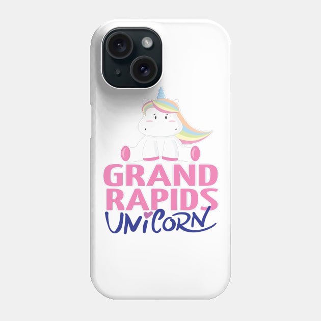 Grand Rapids Unicorn Phone Case by ProjectX23Red