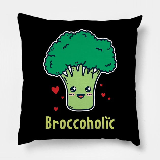 Broccoholic Pillow by maxdax