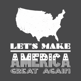 Make America great again! Patriotic US flag T-Shirt