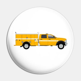 Yellow Quick Response Truck Pin