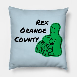 rex orange county green Pillow