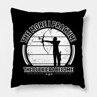 Funny Archery Quotes Vintage Clothes Pillow