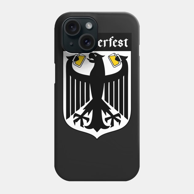 oktoberfest german drinking eagle flag Phone Case by atomguy