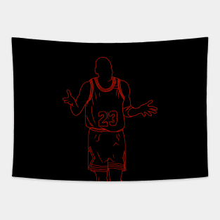 The Shrug Neon Tapestry