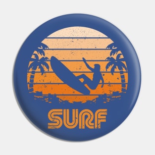 Retro Surf Pin