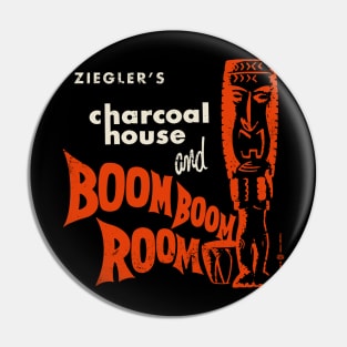Vintage Charcoal House and Boom Boom Room Tiki Bar Pin